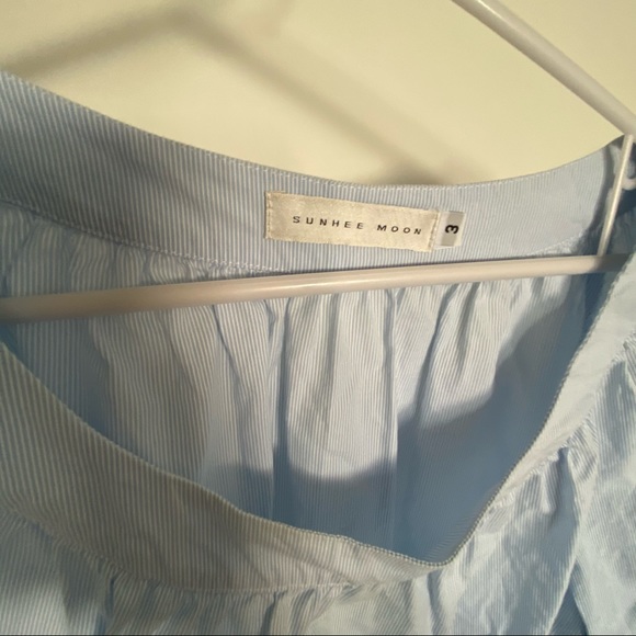 SUNHEE MOON BABY BLUE BLOUSE - Picture 3 of 3